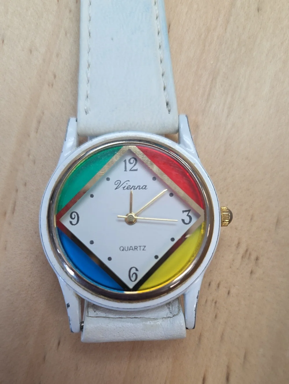 Vintage Vienna Quartz Watch With New Swiss Battery On 8/24/26